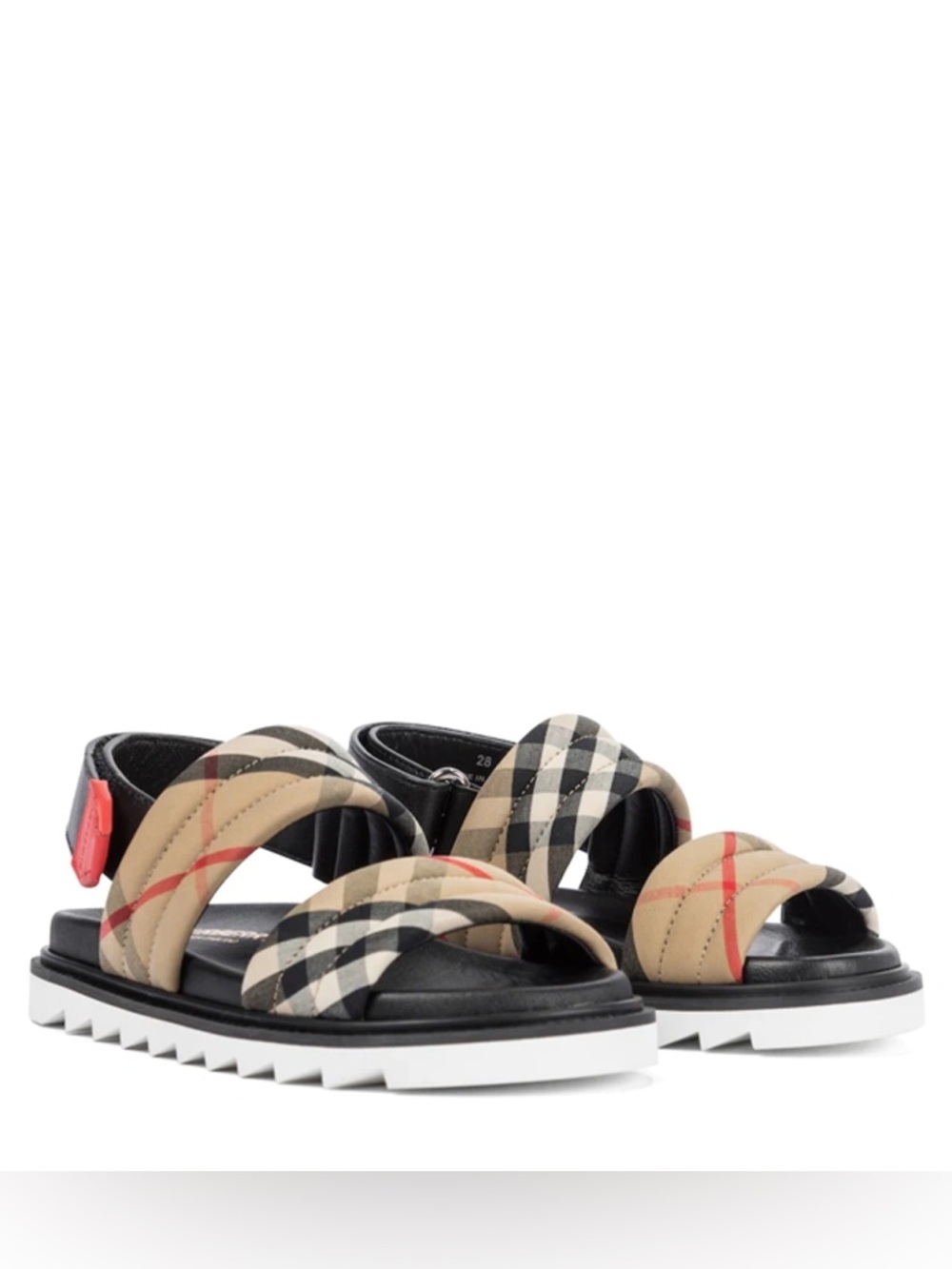 Burberry Kids Vintage Check Sandals Size 26